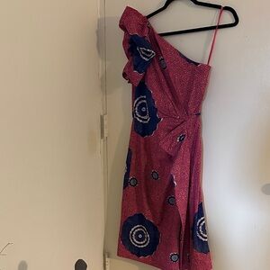 Ulla Johnson Idra one shoulder Midi dress.